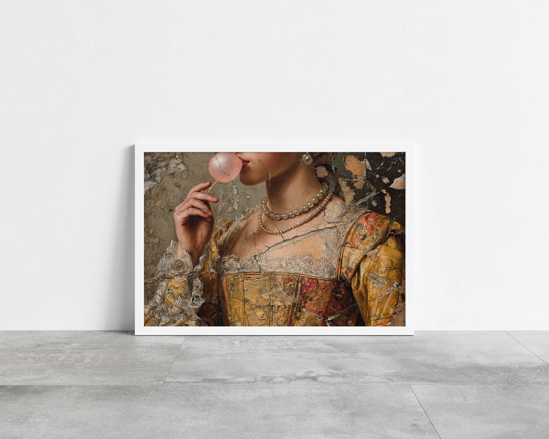 Bubblegum Pop Renaissance Landscape Art wall - art - picture - poster