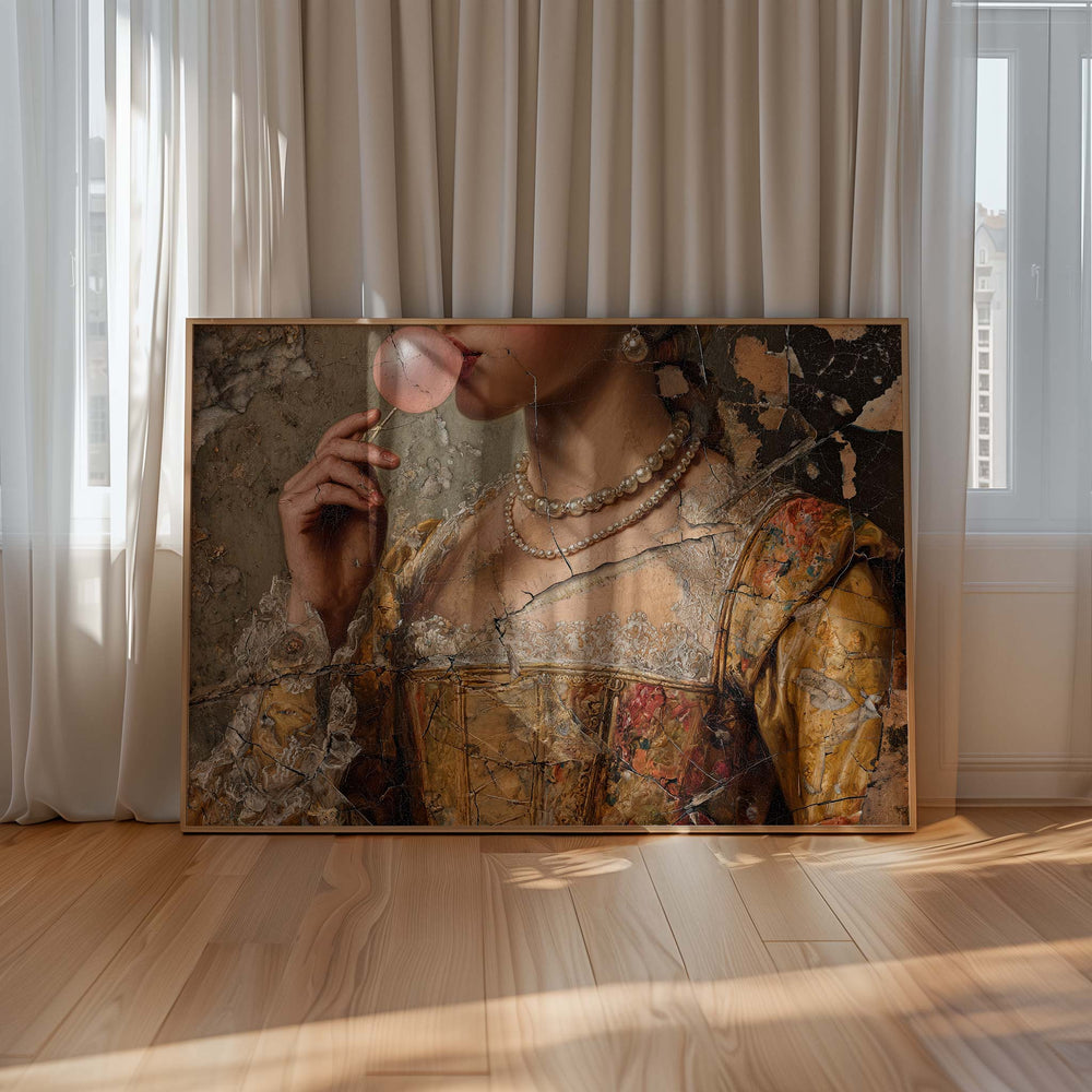 Bubblegum Pop Renaissance Landscape Art wall - art - picture - poster