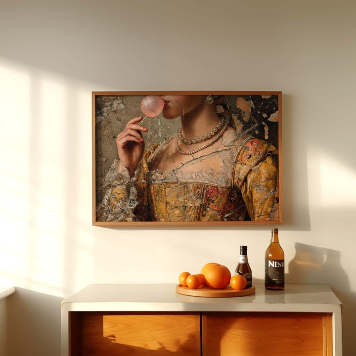 Bubblegum Pop Renaissance Landscape Art wall - art - picture - poster