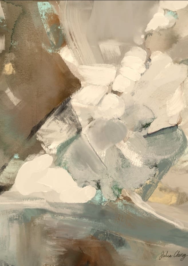 Bubbling Up Abstract Julia Cheney