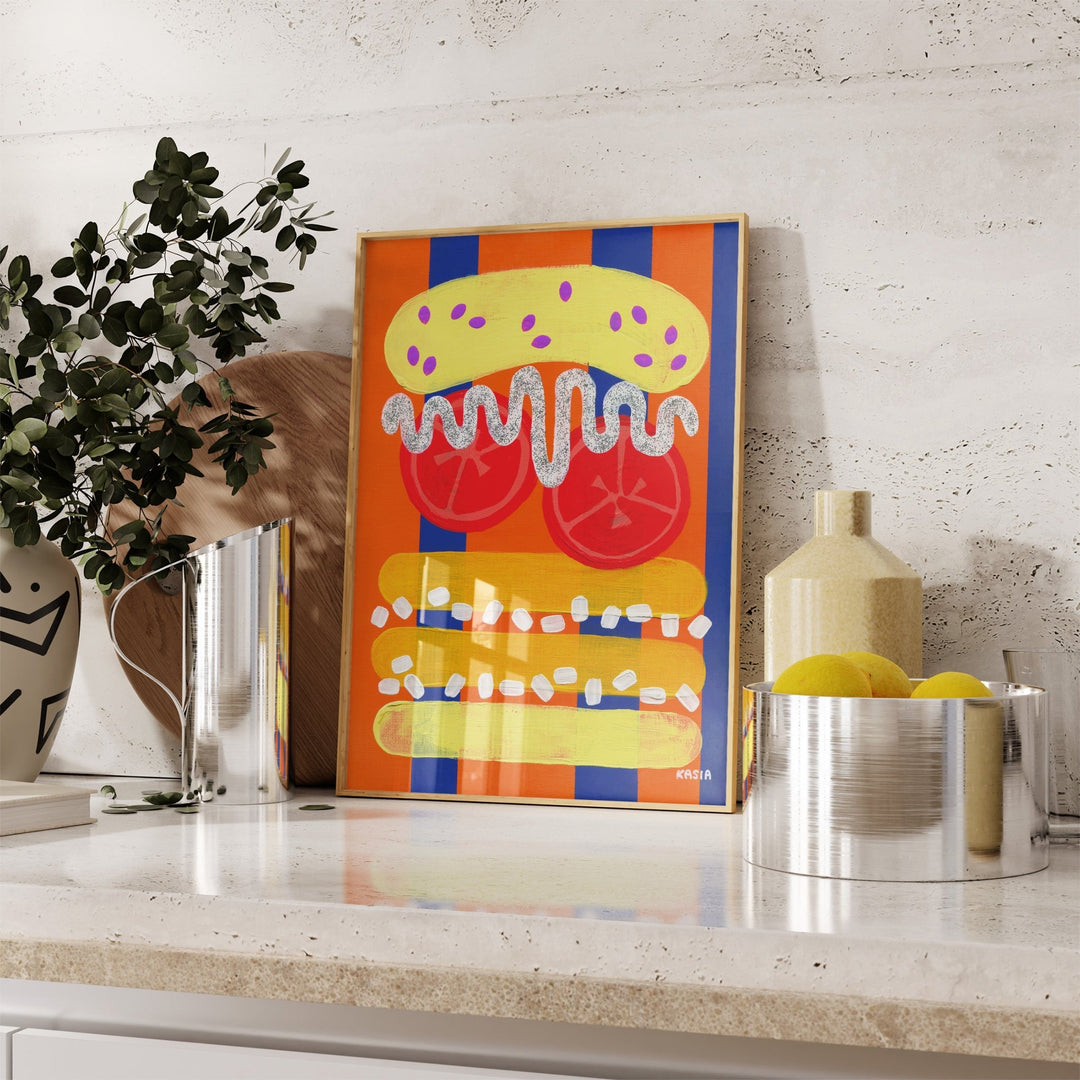 Buns of Fun by Kasia Sykus wall - art - picture - poster