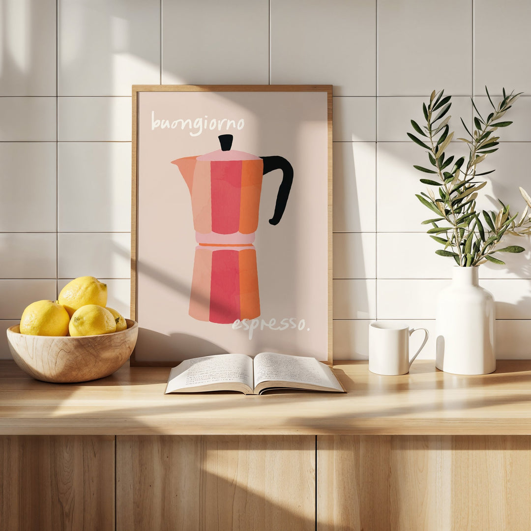 Buongiorno Espresso Kitchen Print - Style My Wall