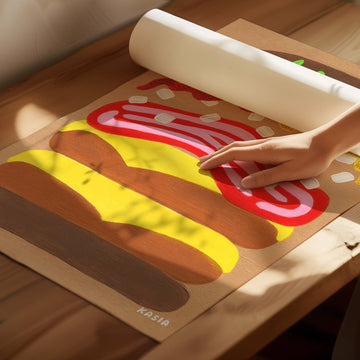 Burger Bonanza Set of 4 Illustrations by Kasia Sykus wall - art - picture - poster