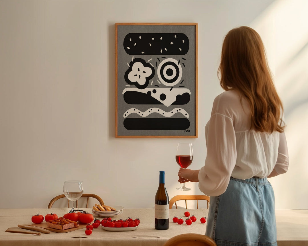 Burger for Cruella by Kasia Sykus wall - art - picture - poster