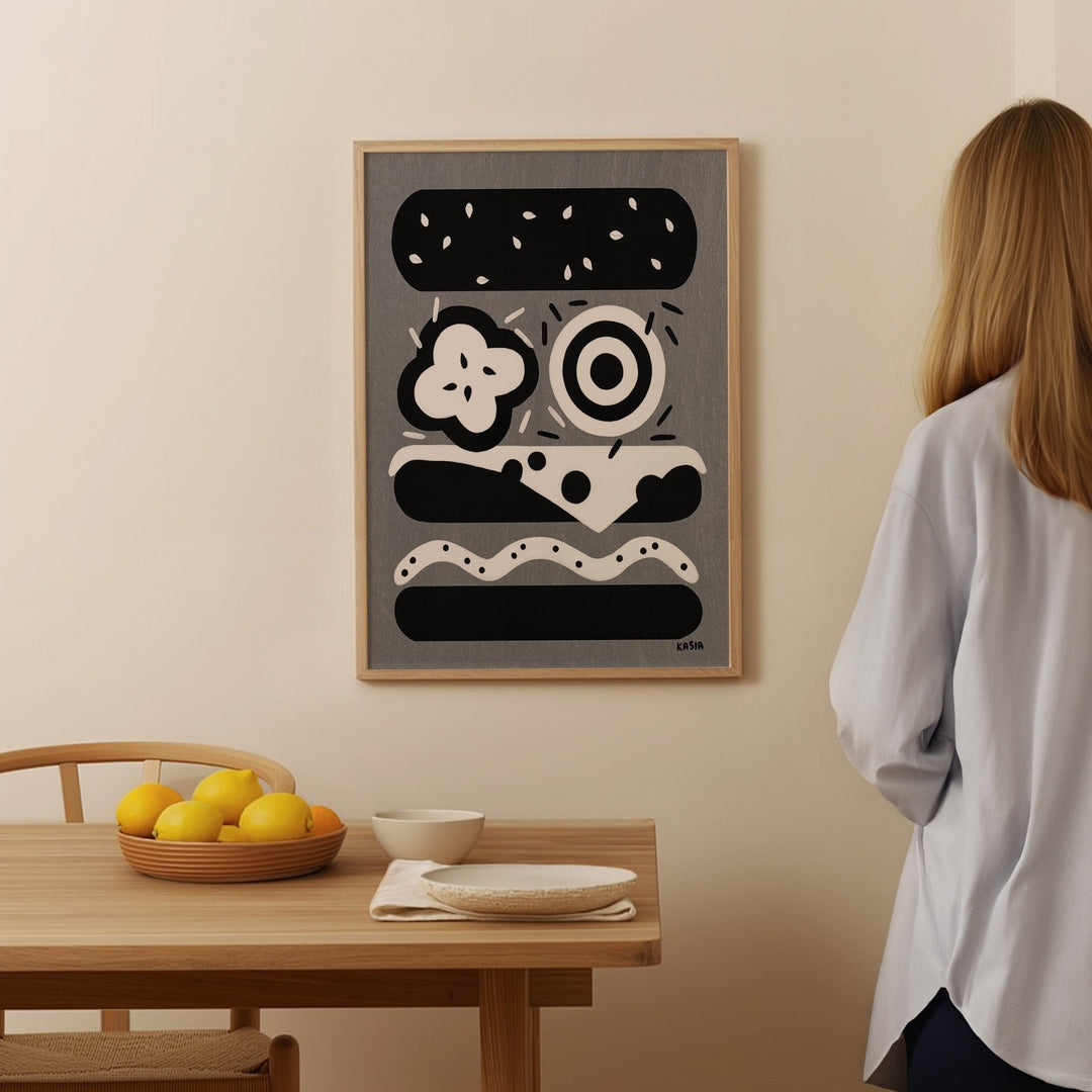 Burger for Cruella by Kasia Sykus wall - art - picture - poster