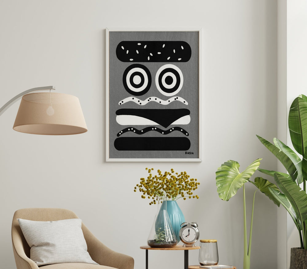 Burger for Dalmations by Kasia Sykus wall - art - picture - poster