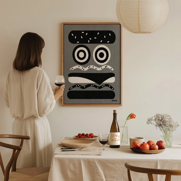 Burger for Dalmations by Kasia Sykus wall - art - picture - poster
