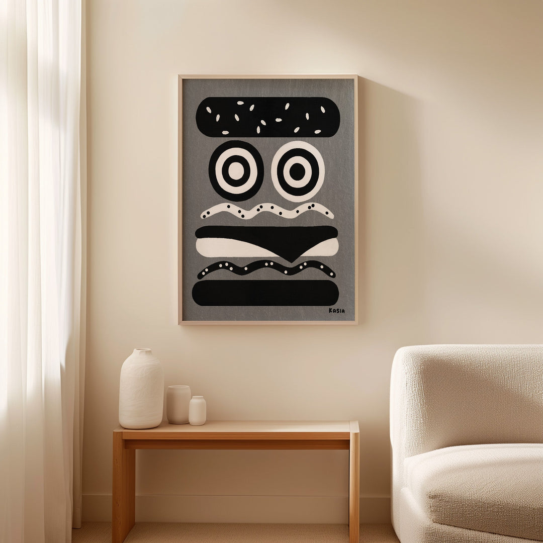 Burger for Dalmations by Kasia Sykus wall - art - picture - poster