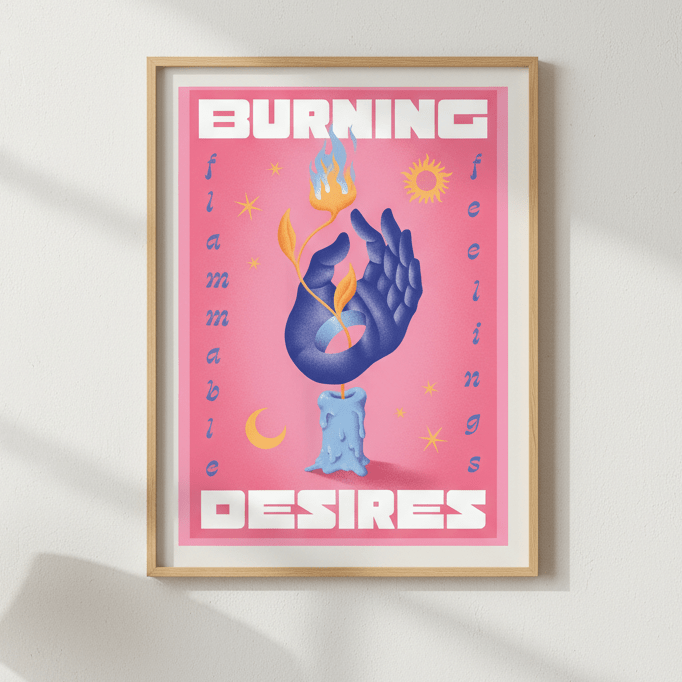Burning Desires by Itamar Makover wall - art - picture - poster