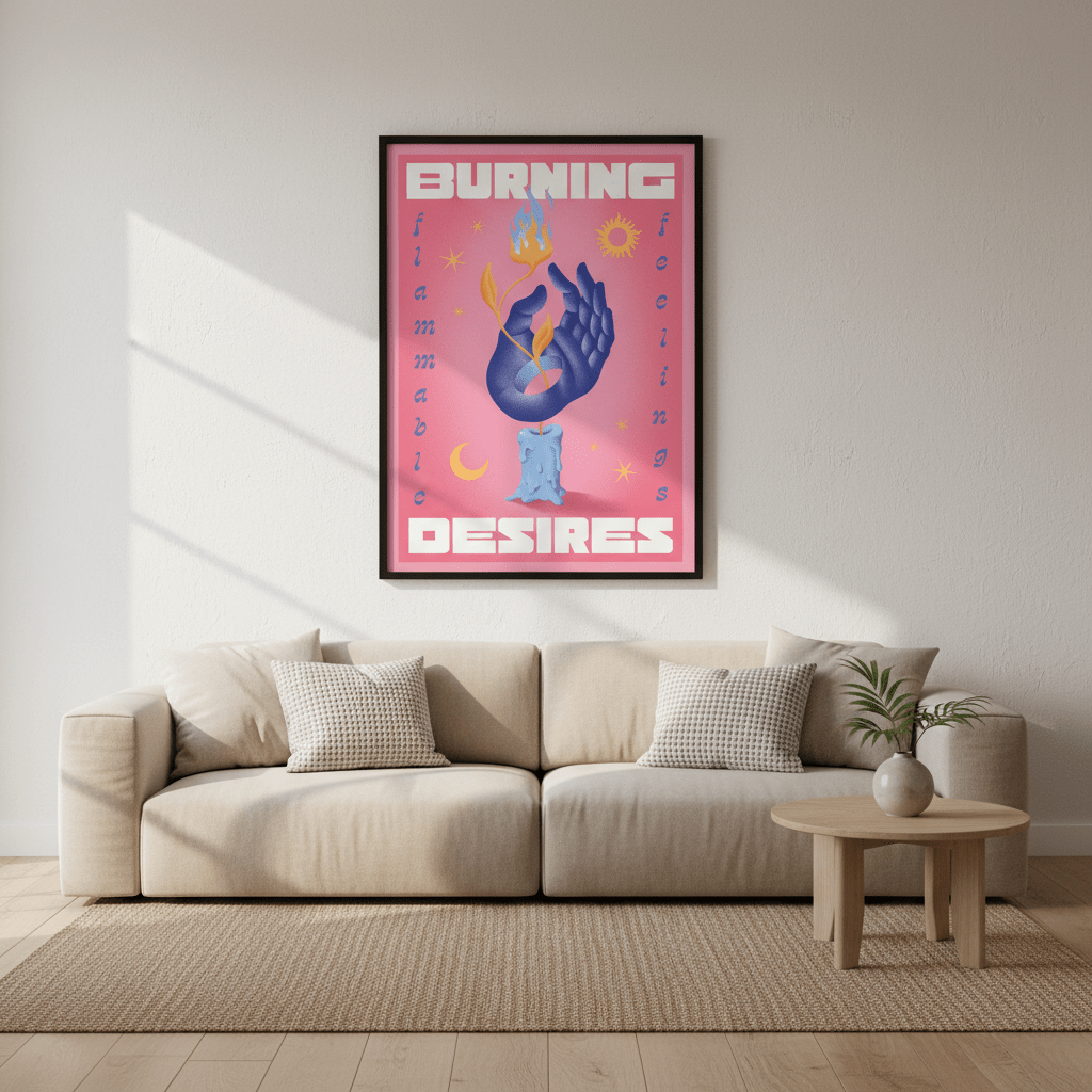 Burning Desires by Itamar Makover wall - art - picture - poster