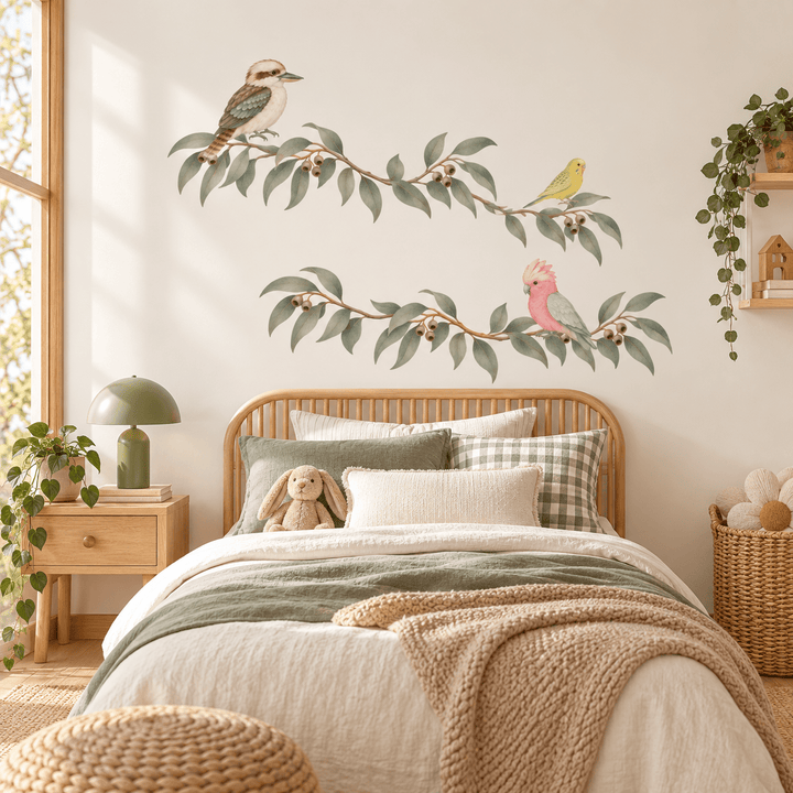 Bushland Birds Wall Sticker Decals wall-art-picture-poster