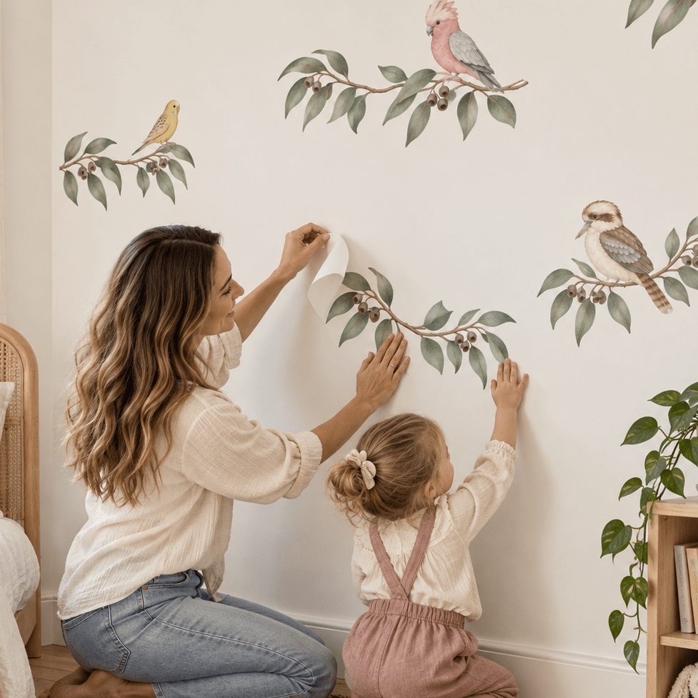 Bushland Birds Wall Sticker Decals wall-art-picture-poster