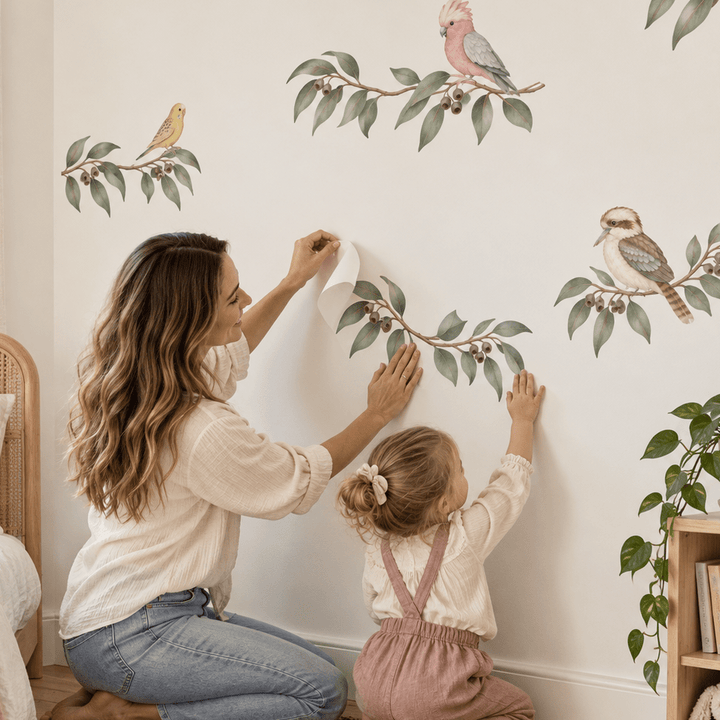 Bushland Birds Wall Sticker Decals wall-art-picture-poster