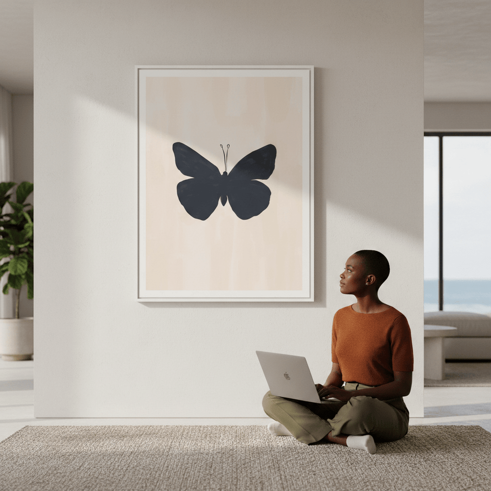Butterfly by Ivy Green Illustrations wall - art - picture - poster