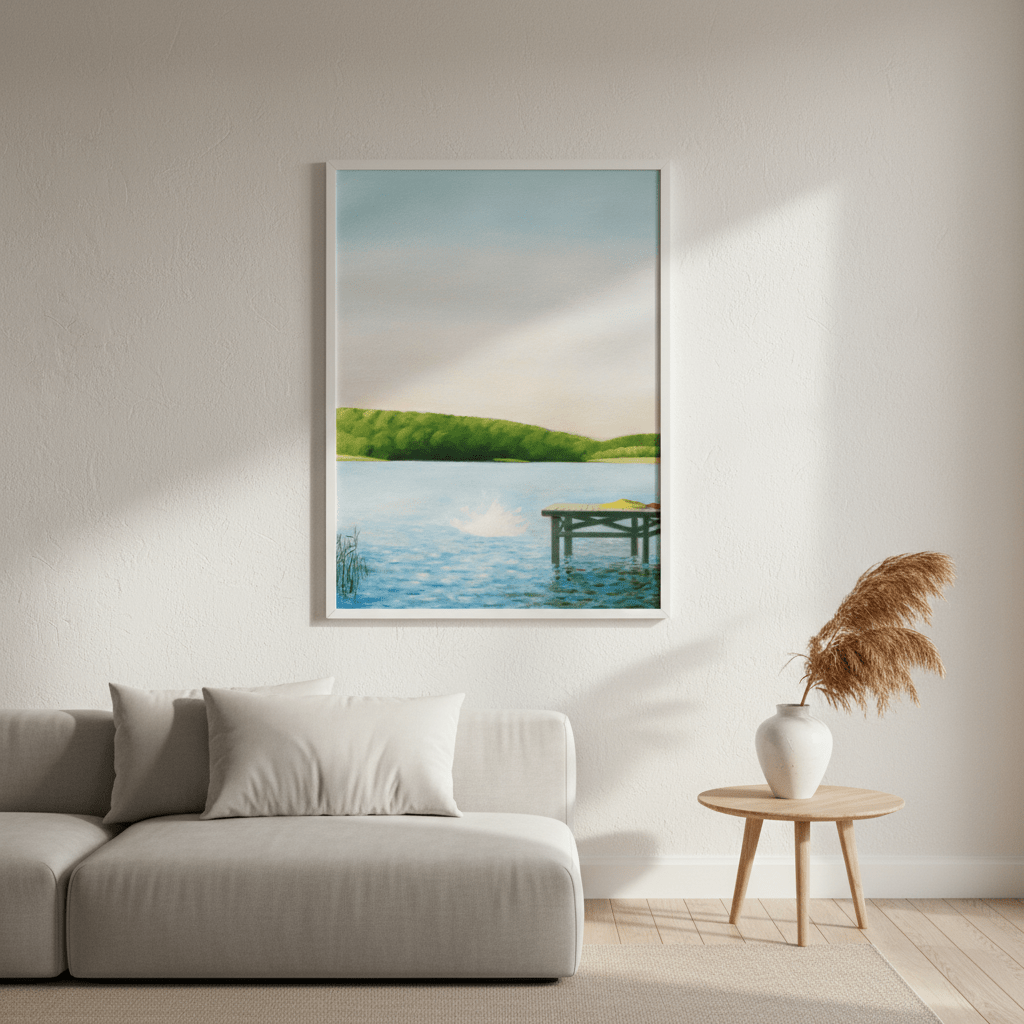 By the Lake by Ieva Baklane wall - art - picture - poster