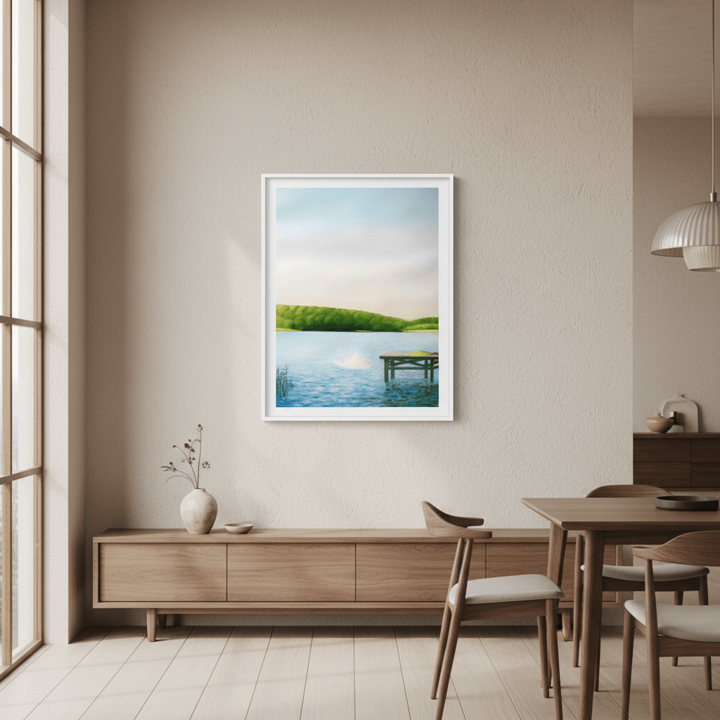 By the Lake by Ieva Baklane wall - art - picture - poster