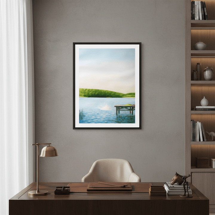 By the Lake by Ieva Baklane wall - art - picture - poster