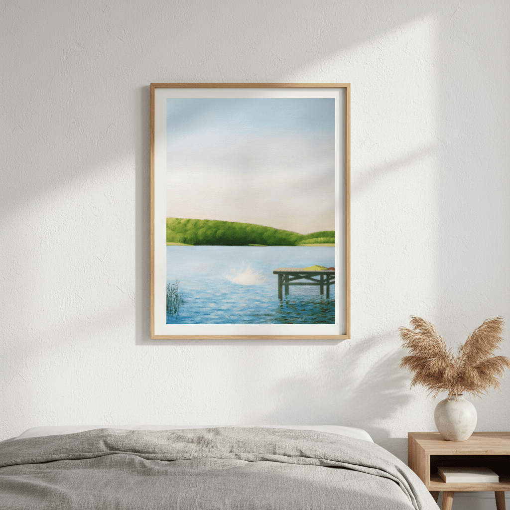 By the Lake by Ieva Baklane wall - art - picture - poster