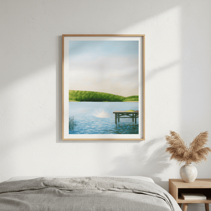 By the Lake by Ieva Baklane wall - art - picture - poster