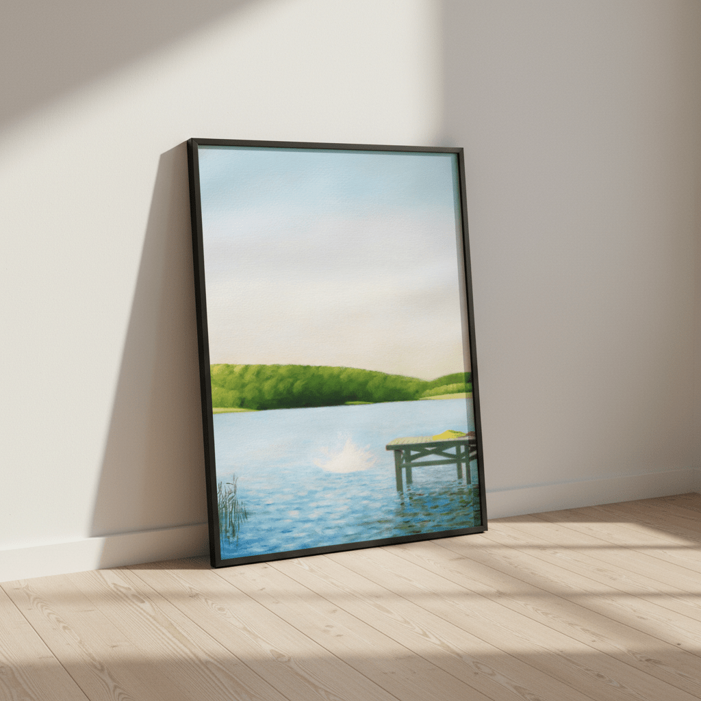 By the Lake by Ieva Baklane wall - art - picture - poster