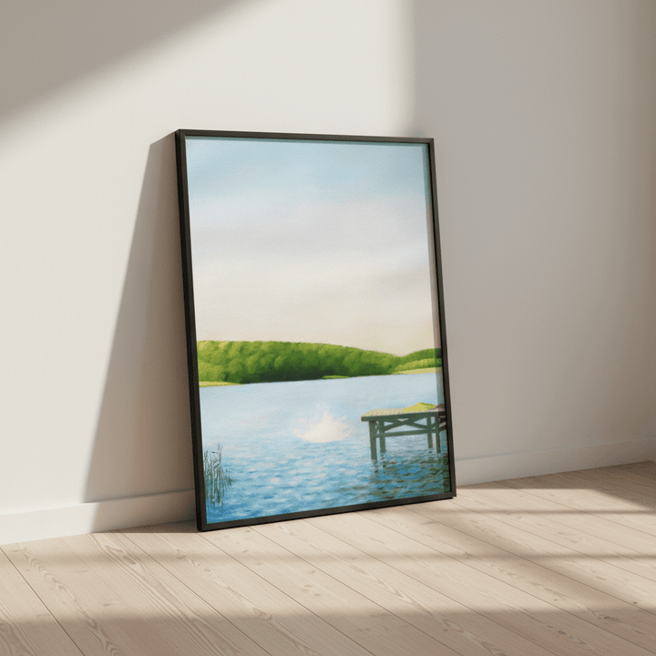 By the Lake by Ieva Baklane wall - art - picture - poster