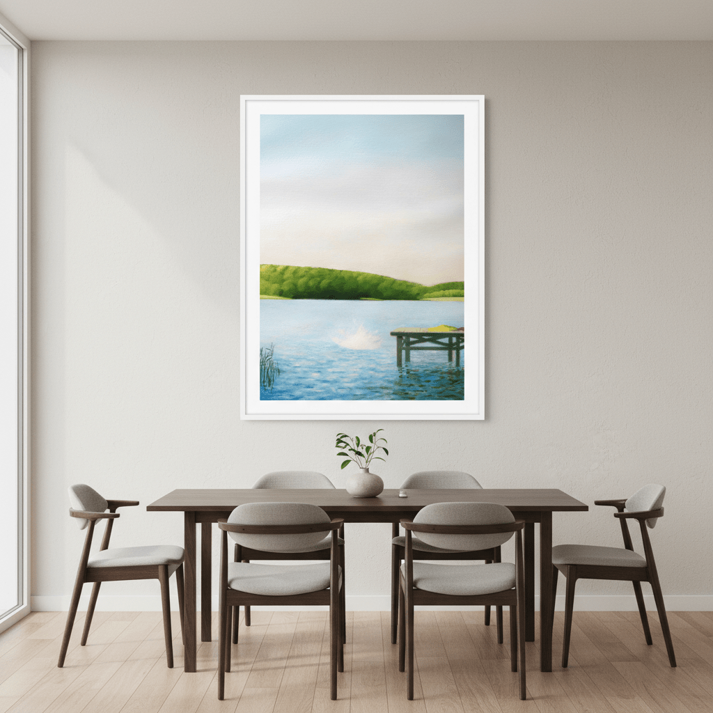 By the Lake by Ieva Baklane wall - art - picture - poster