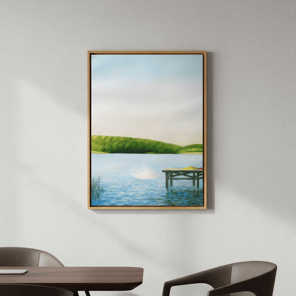 By the Lake by Ieva Baklane wall - art - picture - poster