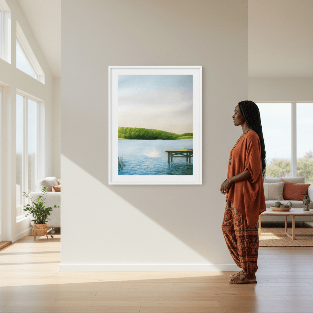 By the Lake by Ieva Baklane wall - art - picture - poster