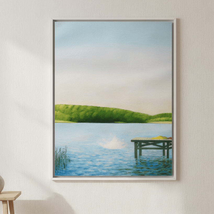 By the Lake by Ieva Baklane wall - art - picture - poster