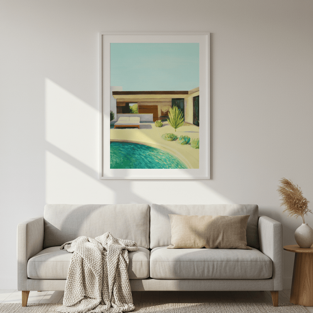 By the Pool, Tuesday by Ieva Baklane wall - art - picture - poster