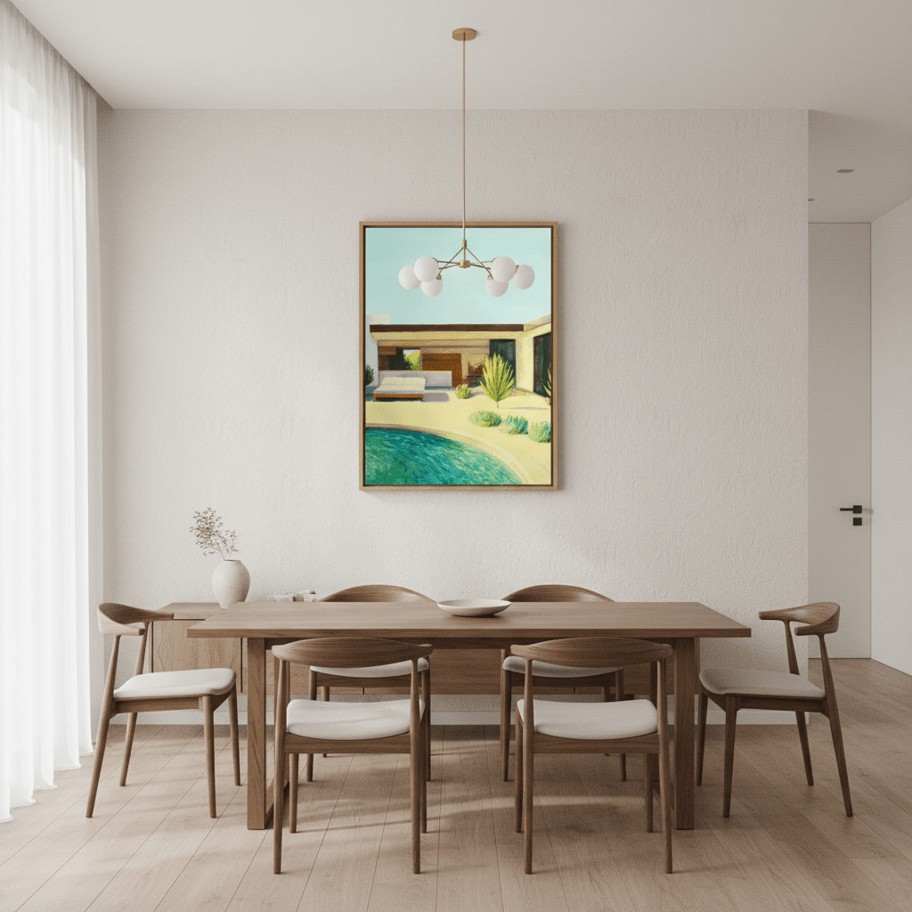 By the Pool, Tuesday by Ieva Baklane wall - art - picture - poster