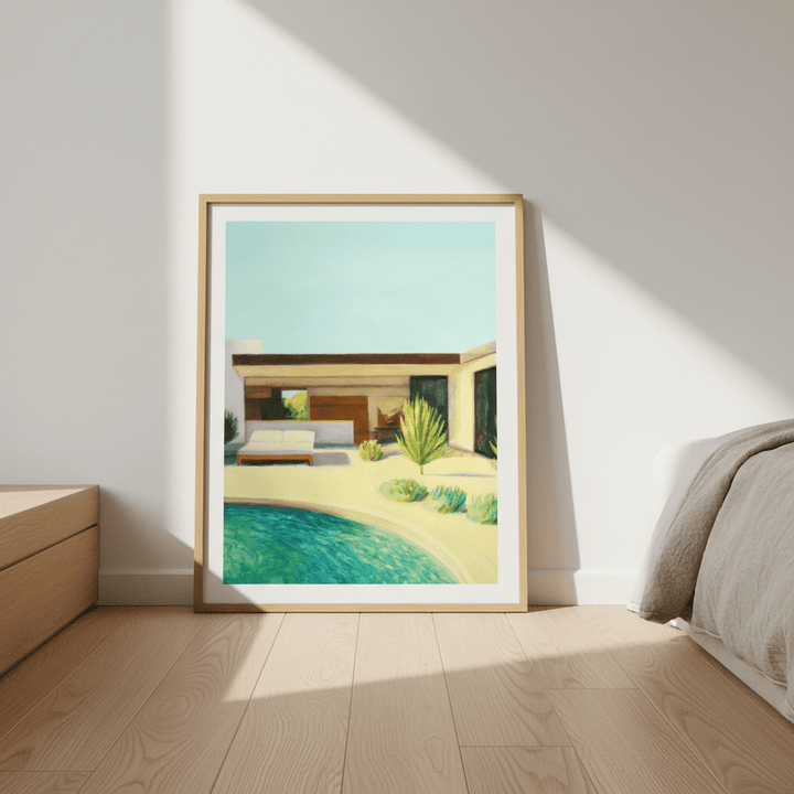 By the Pool, Tuesday by Ieva Baklane wall - art - picture - poster