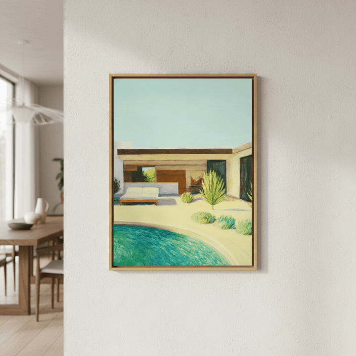 By the Pool, Tuesday by Ieva Baklane wall - art - picture - poster