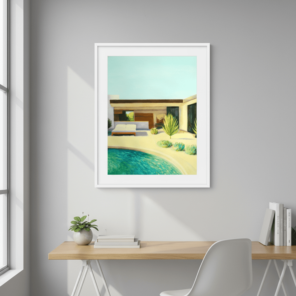 By the Pool, Tuesday by Ieva Baklane wall - art - picture - poster
