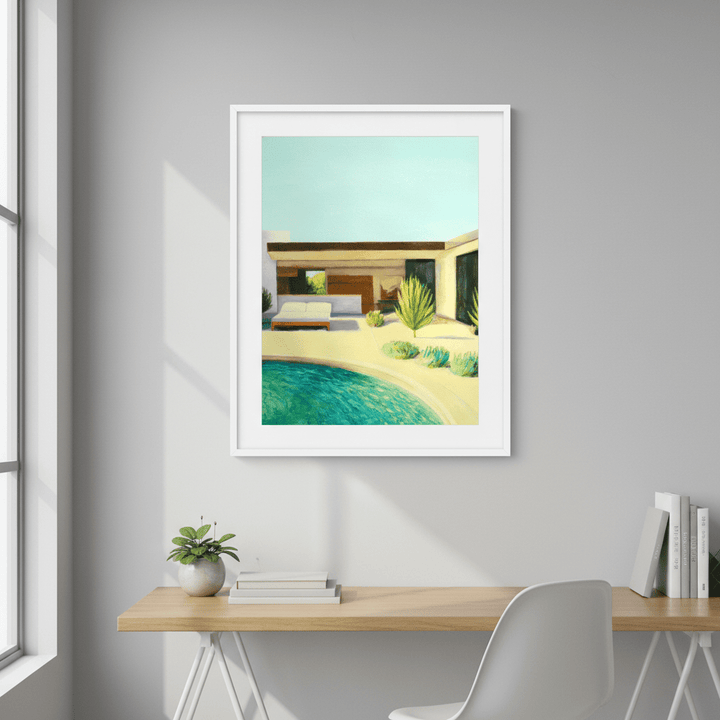 By the Pool, Tuesday by Ieva Baklane wall - art - picture - poster