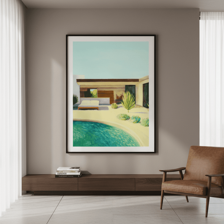 By the Pool, Tuesday by Ieva Baklane wall - art - picture - poster