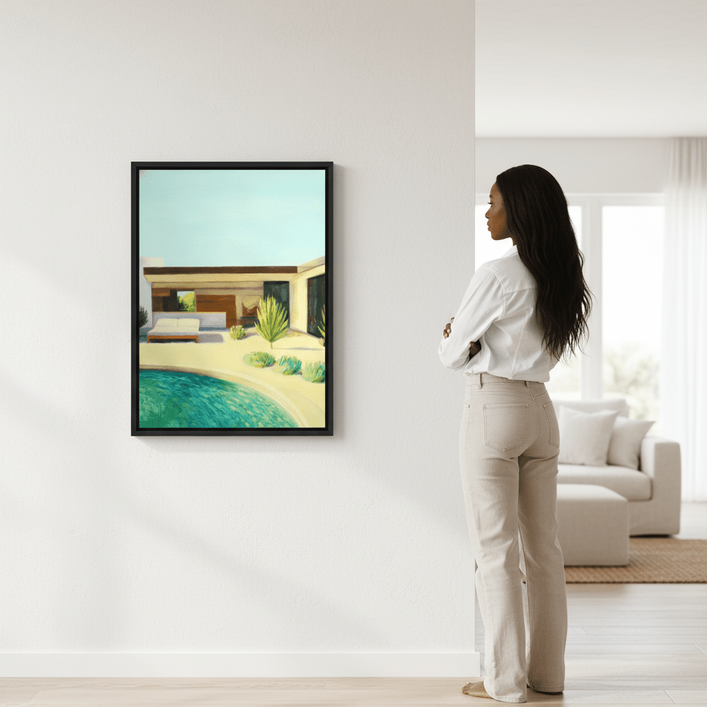 By the Pool, Tuesday by Ieva Baklane wall - art - picture - poster