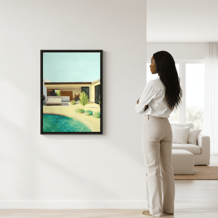 By the Pool, Tuesday by Ieva Baklane wall - art - picture - poster