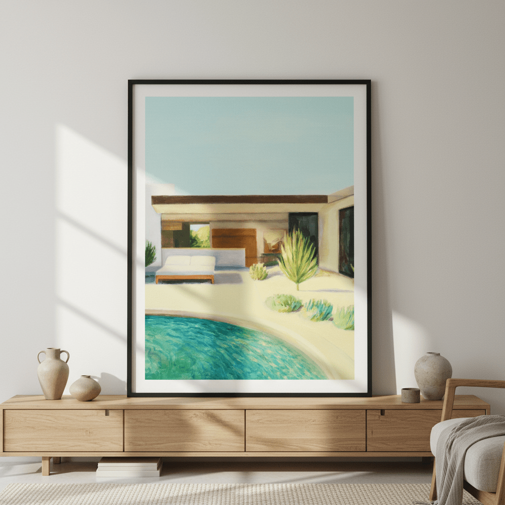 By the Pool, Tuesday by Ieva Baklane wall - art - picture - poster