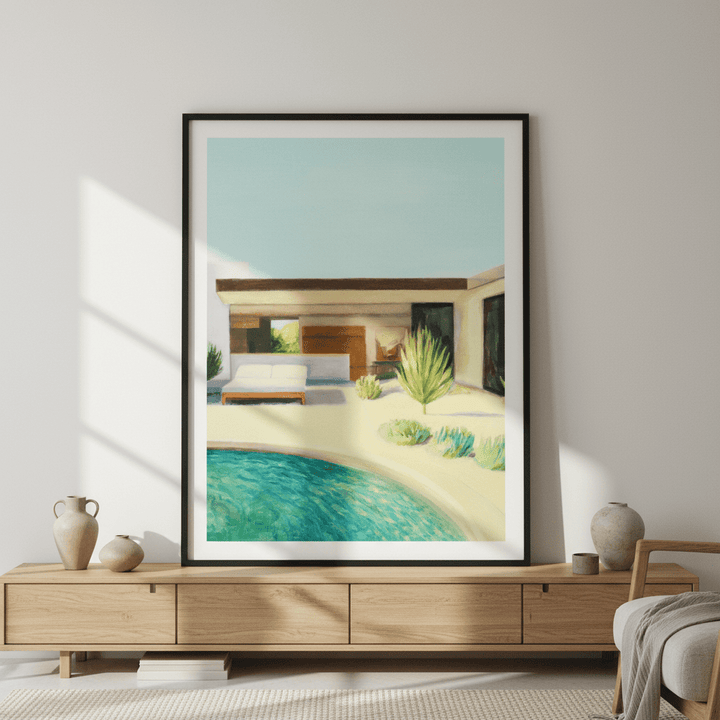 By the Pool, Tuesday by Ieva Baklane wall - art - picture - poster