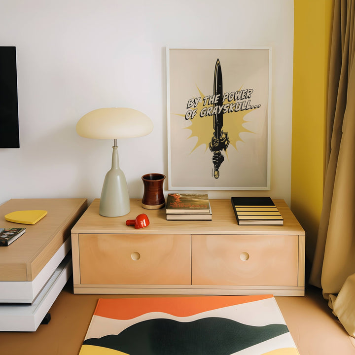 By the Power of Gray Skull He Man Masters of the Universe Print wall - art - picture - poster