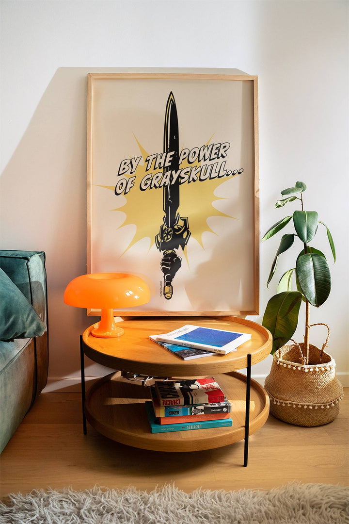 By the Power of Gray Skull He Man Masters of the Universe Print wall - art - picture - poster