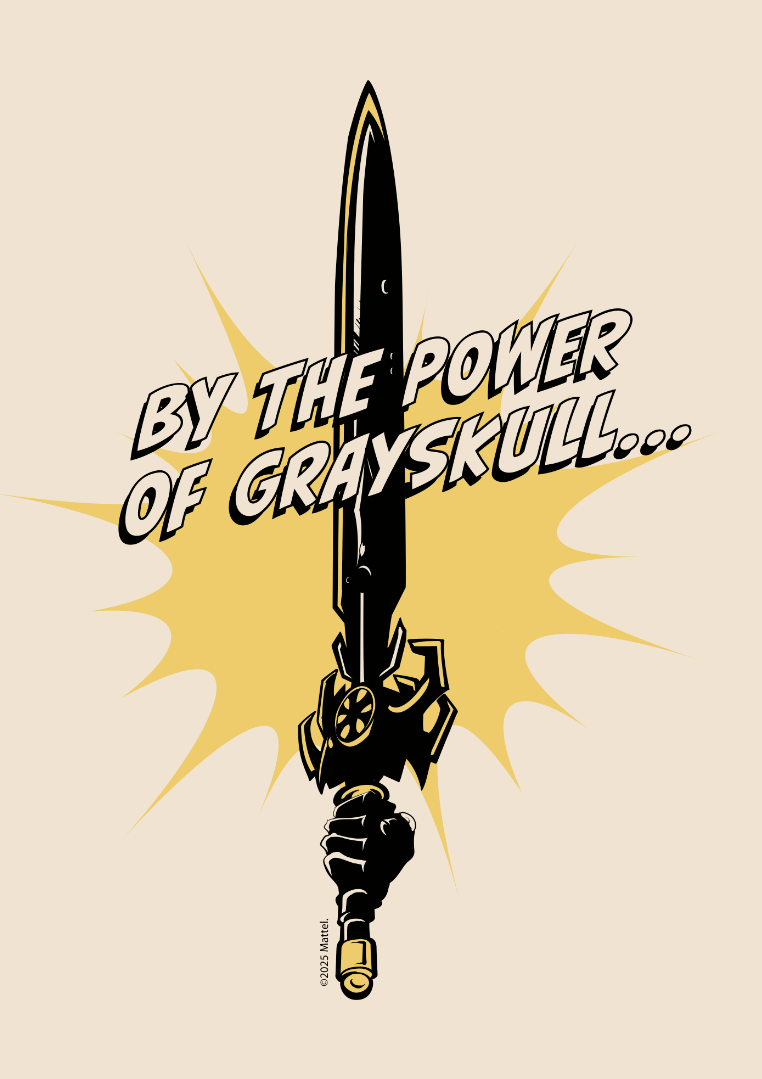 By the Power of Gray Skull He Man Masters of the Universe Print