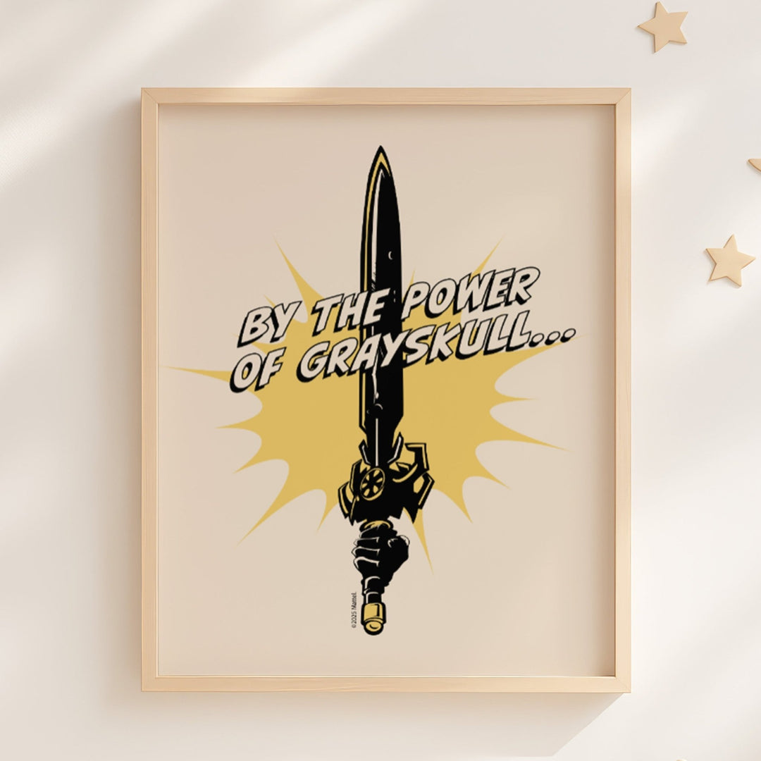 By the Power of Gray Skull He Man Masters of the Universe Print wall - art - picture - poster