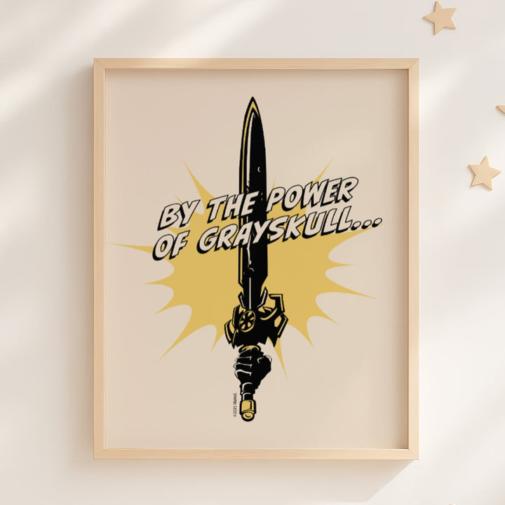 By the Power of Gray Skull He Man Masters of the Universe Print wall - art - picture - poster