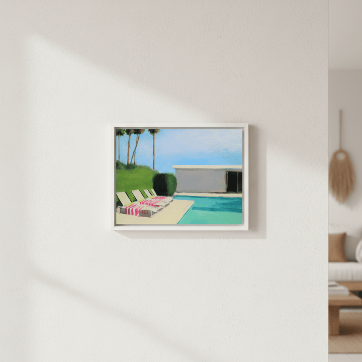 By the Swimming Pool by Ieva Baklane wall - art - picture - poster