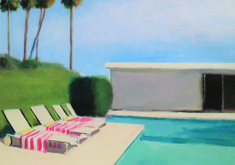 By the Swimming Pool by Ieva Baklane