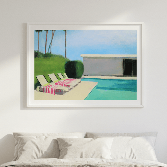 By the Swimming Pool by Ieva Baklane
