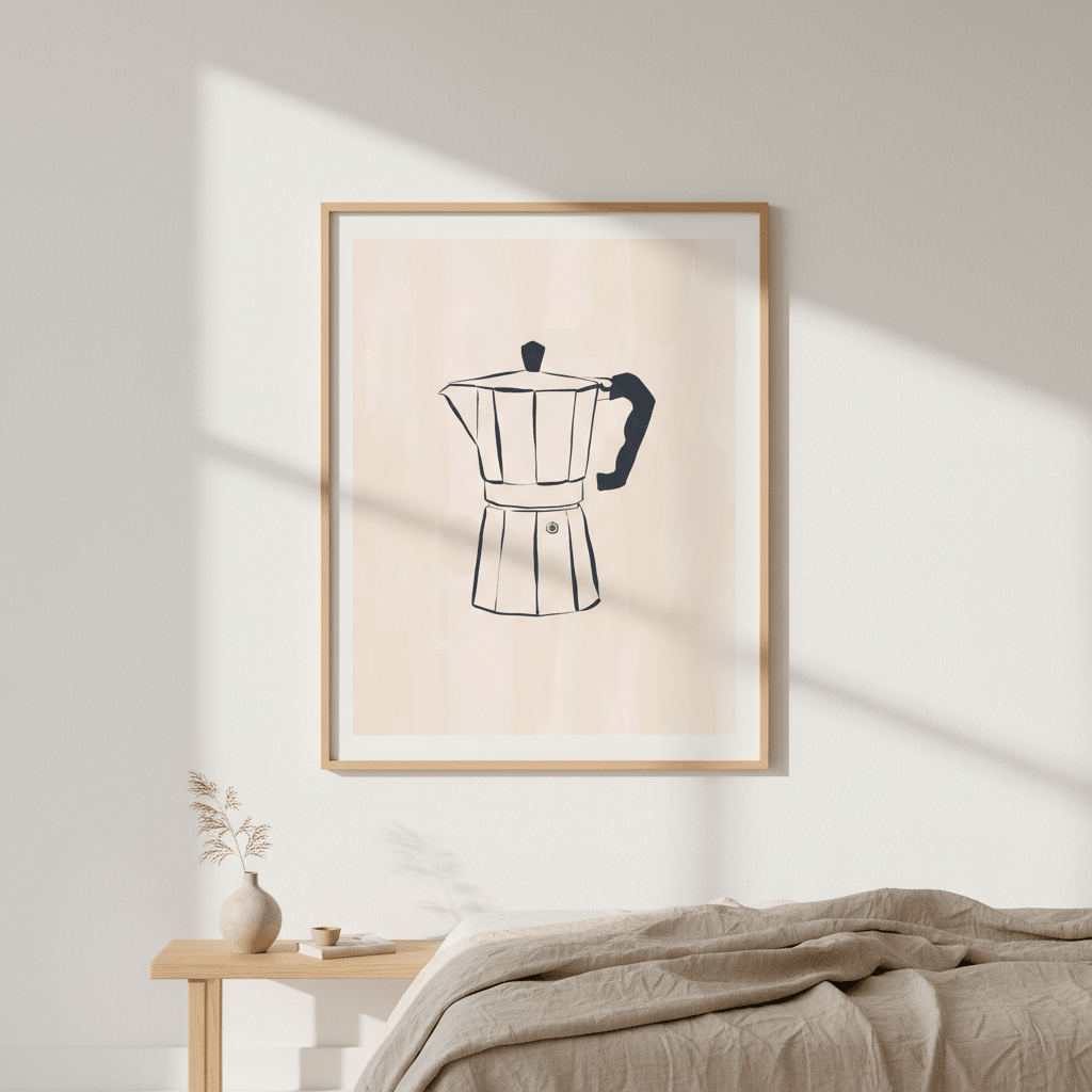Cafetiere by Ivy Green Illustrations wall - art - picture - poster
