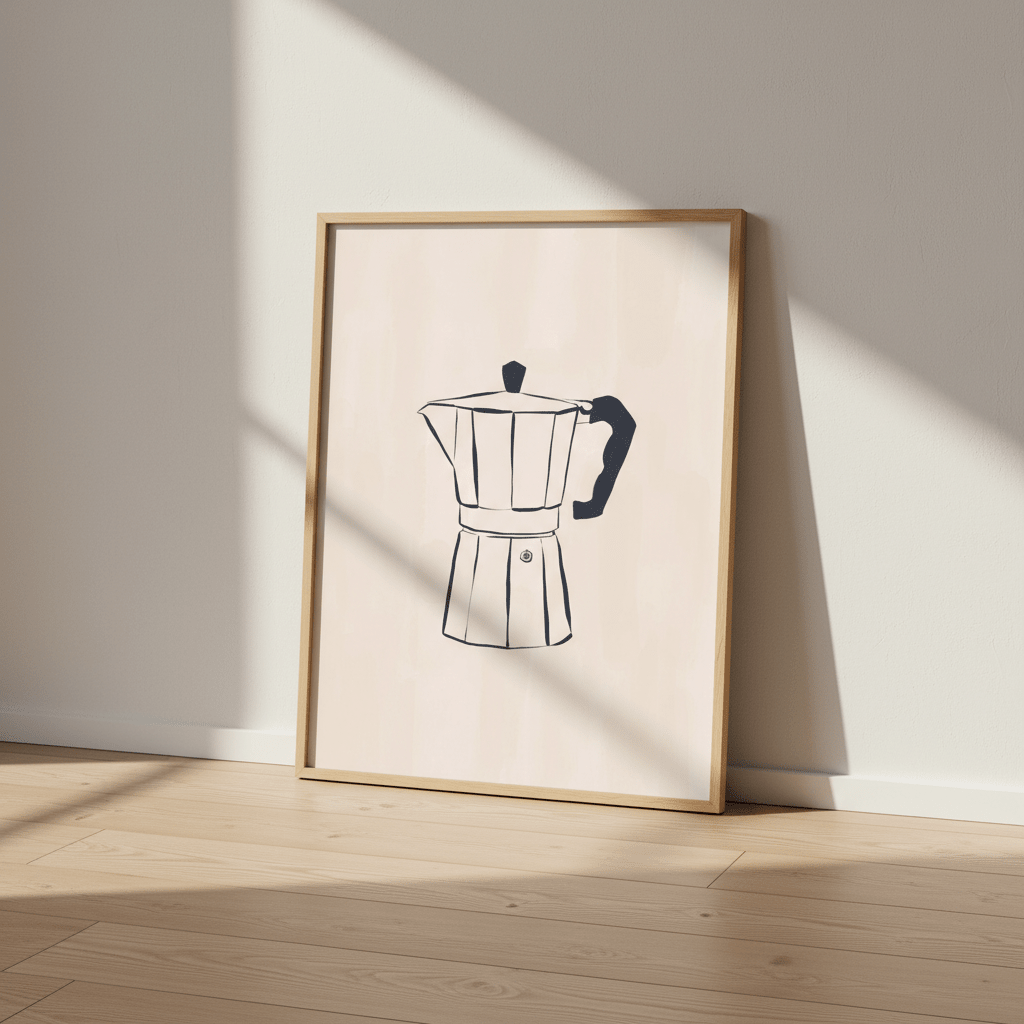 Cafetiere by Ivy Green Illustrations wall - art - picture - poster